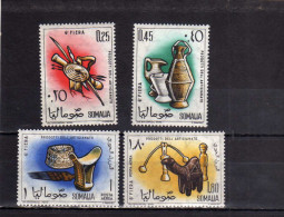 SOMALIA 1961 SOMALI FAIR COMPLETE SET FIERA SOMALA SERIE COMPLETA MNH POST AFIS - Somalia (1960-...)