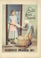 # MOTTA NABISCO MONDELEZ 1950s Advert Pubblicità Publicitè Reklame Food Crackers Premium - Posters