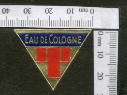 India 1950's Eau De Cologne French Print Vintage Perfume Label Multi-colour # 1931 - Etiketten