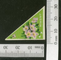 India 1950's Jasmin Flowers French Print Vintage Perfume Label Multi-colour # 16 - Etichette