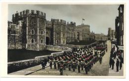 United Kingdom. England. Windsor. Guard Leaving Castle. - Windsor