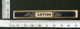 India 1950's Lotion French Print Vintage Perfume Label Multi-colour # 3488 - Etiquettes