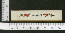 India 1950's Muguet French Print Vintage Perfume Label Multi-colour # 940 - Labels