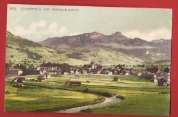 CDS3-53 Appenzell Mit Hohenkasten. Gelaufen In 1915 - Appenzell