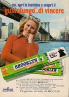 # BROOKLYN CHEWING GUM PERFETTI 1970s Advert Pubblicità Publicitè Reklame Food - Manifesti