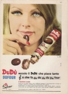 # CARAMELLE DUDU´ DUFOUR 1960s Advert Pubblicità Publicitè Reklame Food Candies Bonbons Subigkeiten Caramelo - Poster & Plakate