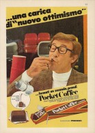 # POCKET COFFEE FERRERO 1960s Advert Pubblicità Publicitè Reklame Food Candies Bonbons Chocolate Coffee Cafè Kaffee - Affiches