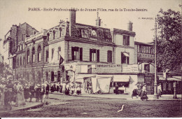 75 - PARIS - Ecole Professionnelle De Jeunes Filles. Rue De La Tombe Issoire - Carte Animée - - Arrondissement: 14