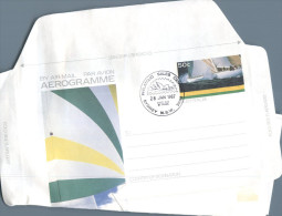 (658) Australia FDC Cover - 1987 - Sailing Aerogramme America Cup - Aérogrammes