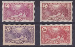 LOT 298 ANDORRE N°30-61-64-34 * - Unused Stamps