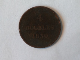 GUERNESEY 4 DOUBLES 1830 - Guernsey