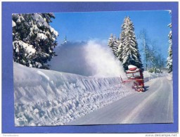 Voiture - Chasse Neige En Action - DDE - Postée De CHATEL En Haute Savoie - Sports D´hiver - 2 Scans - Camions & Poids Lourds