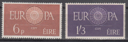 Ireland     Scott No. 175-76   Unused Hinged    Year  1960 - Unused Stamps