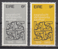 Ireland     Scott No. 272-73   Unused Hinged    Year  1969 - Unused Stamps