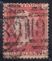 Grande Bretagne ; Great Britain ;1858 ; N°Y: 26 ; Ob ; "Victoria " ; Cote Y: 2.50 E. - Usados