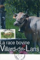 France 2014.les Vaches De Nos Régions.Oblitéré Cachet Rond Sur Support Photo - Autres & Non Classés