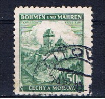 DR+ Böhmen Und Mähren 1939 Mi 26 Karlstein - Usados