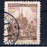 DR+ Böhmen Und Mähren 1940 Mi 41 Brünn - Used Stamps