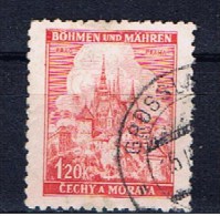 DR+ Böhmen Und Mähren 1941 Mi 68 Prag - Gebraucht