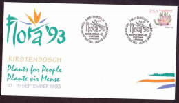 South Africa On Cover - 1993 - KirstenBosch Wildflower Show - Plants For People, Succulents - Storia Postale