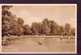 AK:BAD NAUHEIM - FREIBAD- Karte Gel. 1942 - Bad Nauheim