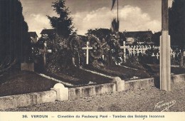 LORRAINE - 55 - MEUSE - VERDUN - Cimetièredu Faubourg Pavé - Tombes Des Soldats Inconnus - Monumenti Ai Caduti