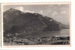 St. Gilgen 1951gel - Mit Schafberg - Kleinformat - St. Gilgen