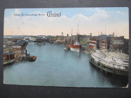 AK CLEVELAND Hafen Schiff Ca.1910  //  V7485 - Cleveland