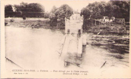 Guerre 1914-1918 - VERBERIE - Pont Détruit Par Le Génie Français - Verberie