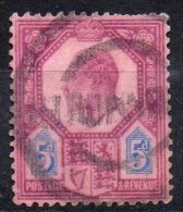 Grande Bretagne ; Great Britain ;1902 ; N°Y: 113 ; Ob,   ; " Edward VII  " ; Cote Y:  14.00  E. - Ohne Zuordnung