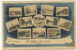 Adelaide Multi View School Of Mines , GPO, Bank Etc P. Used Mt Gambier To Havana Cuba - Adelaide