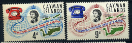 Iles Caïmanes Ob N° 193/194 - Inaug. Des Liaisaons Telephoniques Internationales - Iles Caïmans
