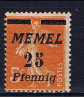 DR Memelgebiet 1922 Mi 58 Säerin - Memelland 1923