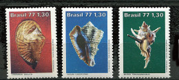Brésil ** N° 1266 à 1268 - Rencontre Des Malacologistes. Coquillages - Gebraucht