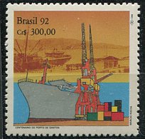 Brésil ** N° 2055 - Cent. Du Port De Santos - Unused Stamps