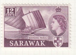 QUEEN ELIZABETH II - Issued 1955 - Sarawak (...-1963)