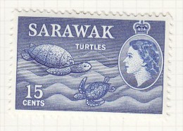 QUEEN ELIZABETH II - Issued 1955 - Sarawak (...-1963)