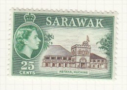 QUEEN ELIZABETH II - Issued 1955 - Sarawak (...-1963)