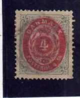 DANEMARK DANMARK DENMARK DANIMARCA 1870 ROYAL EMBLEM NUMERAL COAT OF ARMS ARMOIRIES 4s STEMMA CIFRA MLH - Unused Stamps