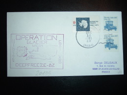 LETTRE TP USA 17C X2 + 8C OBL.MEC. DEC 14 1981 + OPERATION GLACIER WAGB 4 - Other & Unclassified