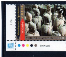 2013 Nazioni Unite - Vienna - Mausoleo Soldati Di Terracotta In Cina - Used Stamps