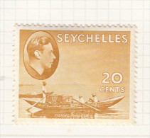 KING GEORGE VI - Issued 1938 - Seychelles (...-1976)