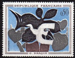 Variété  N° 1319a   - Neufs** -Tableaux De G. Braque  - FRANCE - Nuevos