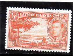 1938 Cayman Is.- Beach View (linguella) - Caimán (Islas)