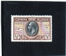 1935 Cayman Is.- Pictorial (linguella) - Iles Caïmans