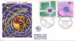TCHAD. N°86-7 De 1963 Sur Enveloppe 1er Jour (FDC). Télécommunications Spatiales. - Africa