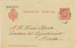 7471. Entero Postal BLANES (Gerona) 1905. Fechador TREBOL - 1850-1931
