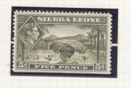 KING GEORGE VI - Issued 1938 - Sierra Leone (...-1960)