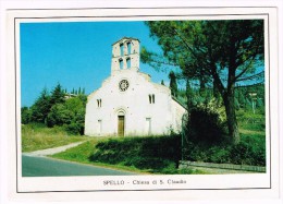 M1318 Spello (Perugia) - Chiesa Di San Claudio / Viaggiata 1993 - Andere Städte