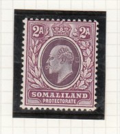 KING EDWARD VII - Issued 1904 - Somaliland (Herrschaft ...-1959)